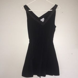 Black Maternity tank with detail vneck
